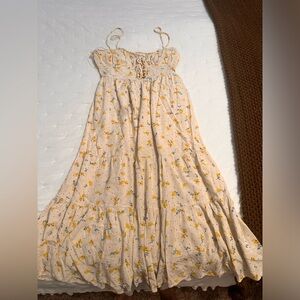 Yellow flower dress